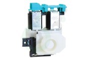 Bosch 00606001 Wasmachine Inlaatventiel Dubbel, recht geschikt voor o.a. WAS244601W, WM12P320EE