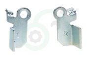 Bosch 636308, 00636308 Koelkast Scharnierdeel Van deur, set links en rechts, metaal geschikt voor o.a. KD52VX00, KG57NX00