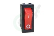 Electrolux 292627350  Schakelaar Verlicht, Rood geschikt voor o.a. RM4211, RM4401