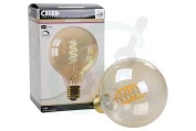 Calex  1001000900 LED Volglas Flex Filament Globelamp E27 3,8W geschikt voor o.a. E27 Dimbaar 3,8W 250lm 2100K G95