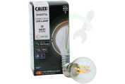 Calex  5101002600 Smart LED Filament Clear Kogellamp P45 E27 Dimbaar geschikt voor o.a. 220-240V, 4,9W, 470lm, 1800-3000K