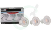 Calex 1301008500  Multi Stand Case Promo pakket a 3 lampen geschikt voor o.a. GU10 345 Lumen, 2700K 4,2Watt Niet dimbaar