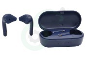 Universeel  DEFD4274 True Basic Earbud, Blauw geschikt voor o.a. Draadloos, Bluetooth 5.2, USB-C