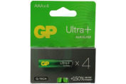 GPULP24A985C4 LR03 AAA batterij GP Alkaline Ultra Plus 1,5V 4 stuks