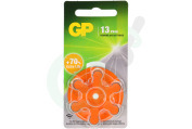 GP  GPZA13F465C6 ZA13 Gehoorapparaat batterijen ZA13 - 6 knoopcellen geschikt voor o.a. ZA13 Oranje Hoorbatterij
