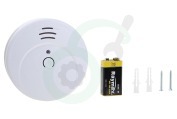 Smartwares FSM-11510 RM149  Rookmelder met optische sensor geschikt voor o.a. Incl. 9V batterij (levensduur 5 jaar)
