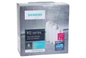 Siemens 17005980 TZ70033A Koffiezetter Waterfilter EQ series, 3 stuks geschikt voor o.a. Bosch, Siemens, Neff