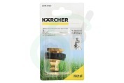 Kärcher  26450130 2.645-013.0 Messing Kraanstuk G3/4 met G1/2 Reduceerstuk geschikt voor o.a. G3/4