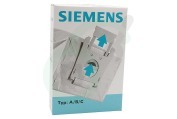 Siemens 461409, 00461409 Stofzuiger Stofzuigerzak Type A/B/C geschikt voor o.a. Stofzakken papier