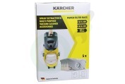 Karcher  69041430 6.904-143.0 Stofzuigerzakken geschikt voor o.a. 2501TE-2601/Plus-3001 wd