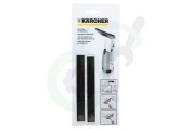 Karcher 26331040 2.633-104.0  Strip Vervangstrip rubber 2x 170mm. geschikt voor o.a. WV50, WV75, WV2, WV5