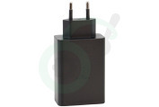 Samsung  SAM-10347-PK EP-T6530NBE Samsung Power Adapter Trio geschikt voor o.a. Zwart, USB-C x 2 USB-A