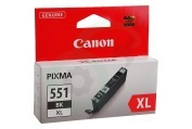 Canon 6443B001  Inktcartridge CLI 551 BK XL Black geschikt voor o.a. Pixma MX925, MG5450