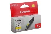 Canon 6446B001  Inktcartridge CLI 551 XL Yellow geschikt voor o.a. Pixma MX925, MG5450
