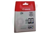 Canon CANBP545P Canon printer Inktcartridge PG 545 Black + CL 546 Color geschikt voor o.a. Pixma MG2450, MG2550
