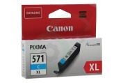 Canon Canon printer CANBC571CH 0332C001 Canon CLI-571XL C geschikt voor o.a. Pixma MG5750, Pixma MG5751, Pixma MG6850