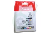 Canon Canon printer CANBC581MB 2078C005 Canon PGI-580 / CLI-581 Multipack geschikt voor o.a. Pixma TR7550, TS6150