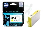Hewlett Packard HP-CB320EE HP 364 Yellow  Inktcartridge No. 364 Yellow geschikt voor o.a. Photosmart C5380, C6380