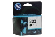 Hewlett Packard  HP-F6U66AE F6U66AE HP 302 Black geschikt voor o.a. Deskjet 1110, 2130, 3630