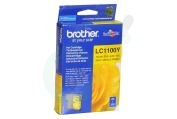 Brother LC1100Y Brother printer Inktcartridge LC 1100 Yellow geschikt voor o.a. MFC490CW,DCP385C