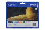 Brother BROI1100V Brother printer Inktcartridge LC 1100 Multipack geschikt voor o.a. MFC490CW,MFCJ615W,MFC790C