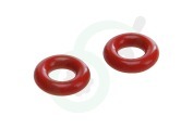 Bosch 425970, 00425970 Koffiezetapparaat O-ring Siliconen, rood -4mm- geschikt voor o.a. TK52001, TK52002, TK54001