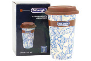 DeLonghi 5513284481 DLSC064  Thermosbeker Keramische beker met dubbele wand geschikt voor o.a. Blu Flower, 300 ml