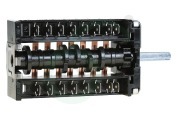 Indesit 263900018 Oven-Magnetron Schakelaar Keuzeschakelaar 16 contacten geschikt voor o.a. CIM303000, BEO1410