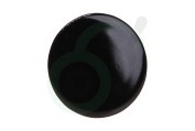 Whirlpool 481985023068 Fornuis Branderdeksel Sudder zwart klein 34.9mm geschikt voor o.a. AKF516, SGZ2511