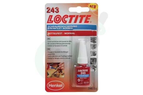 Loctite  811741 Lijm Loctite 243 -5 gram-