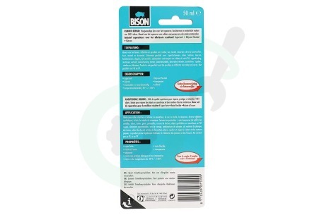 Bison 6308248 Rubber Repair Tube 50ml