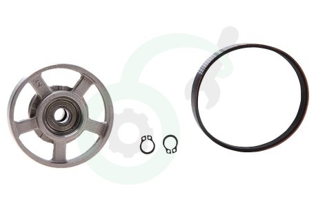 Arcelik Wasmachine 492204403 Snaarwiel Van Motor, Aluminium