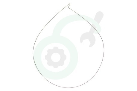 Haier Wasmachine 49046334 Knelring Spanring van manchet, voorzijde