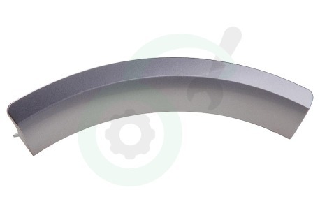 Siemens Wasdroger 644452, 00644452 Deurgreep Gebogen, Zilver