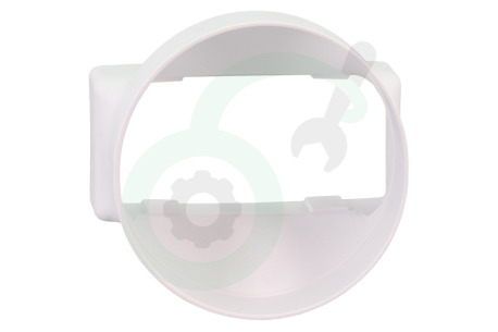 Siemens Wasdroger 265678, 00265678 Adapter 102mm +rechte aansluiting