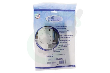 Bauknecht Wasdroger 481010354757 Filter schuim voor warmtewisselaar