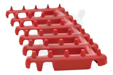 AEG Vaatwasser 140159440068 Inzet Rubber voor korf, rood