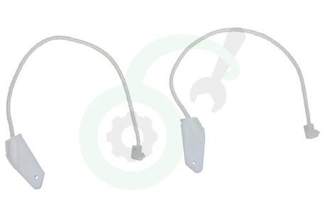 Bosch Vaatwasser 611370, 00611370 Kabel Touwtje voor scharnier, 2 stuks