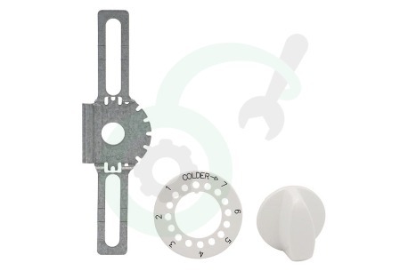 Zanker Koelkast Dubbeldeurs*** 3k. Thermostaat nr.43 Danfoss + aut. ontd