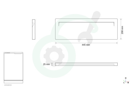 Bosch Koelkast 11013219 Front van lade