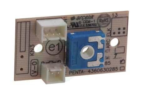 Siera Koelkast 4360635285 Print PCB Elec. besturing