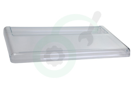 Whirlpool Koelkast 480132102978 Frontpaneel Front cover van lade, transparant