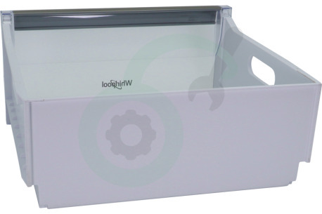 Whirlpool Koelkast 481010878425 Vrieslade Transparant, Schuiflade