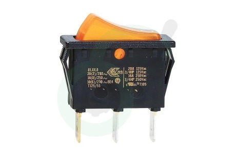 Electrolux Koelkast 292627520 Schakelaar Verlicht, Oranje