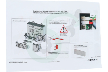 Dometic Koelkast 289078805 Aansluitblok Compleet