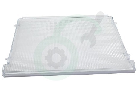 Haier Koelkast 49045935 0060847496 Legbord Legvlak boven lade, kunststof, afdekking van de bovenste groentelade