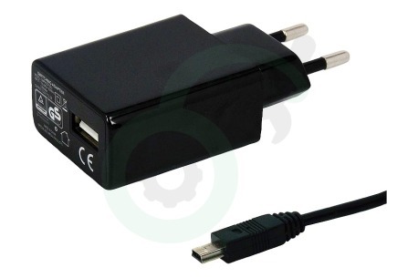 Becker  10185 Oplader Mini USB, 2A, 100cm