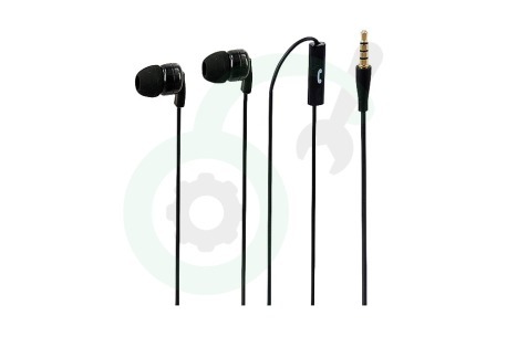 LG  10178 Stereo headset In-ear met opname knop, Zwart