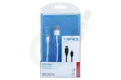 Spez  20091960 USB Kabel Apple 8-pin Lightning connector, 200cm, Wit