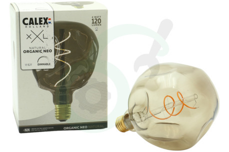 Calex  2101004600 XXL Organic Neo Natural led lamp 4W 120lm 1800K Dimbaar
